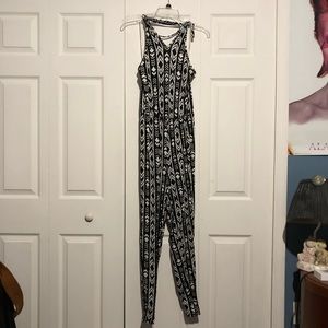 Black and White Jumpsuit.